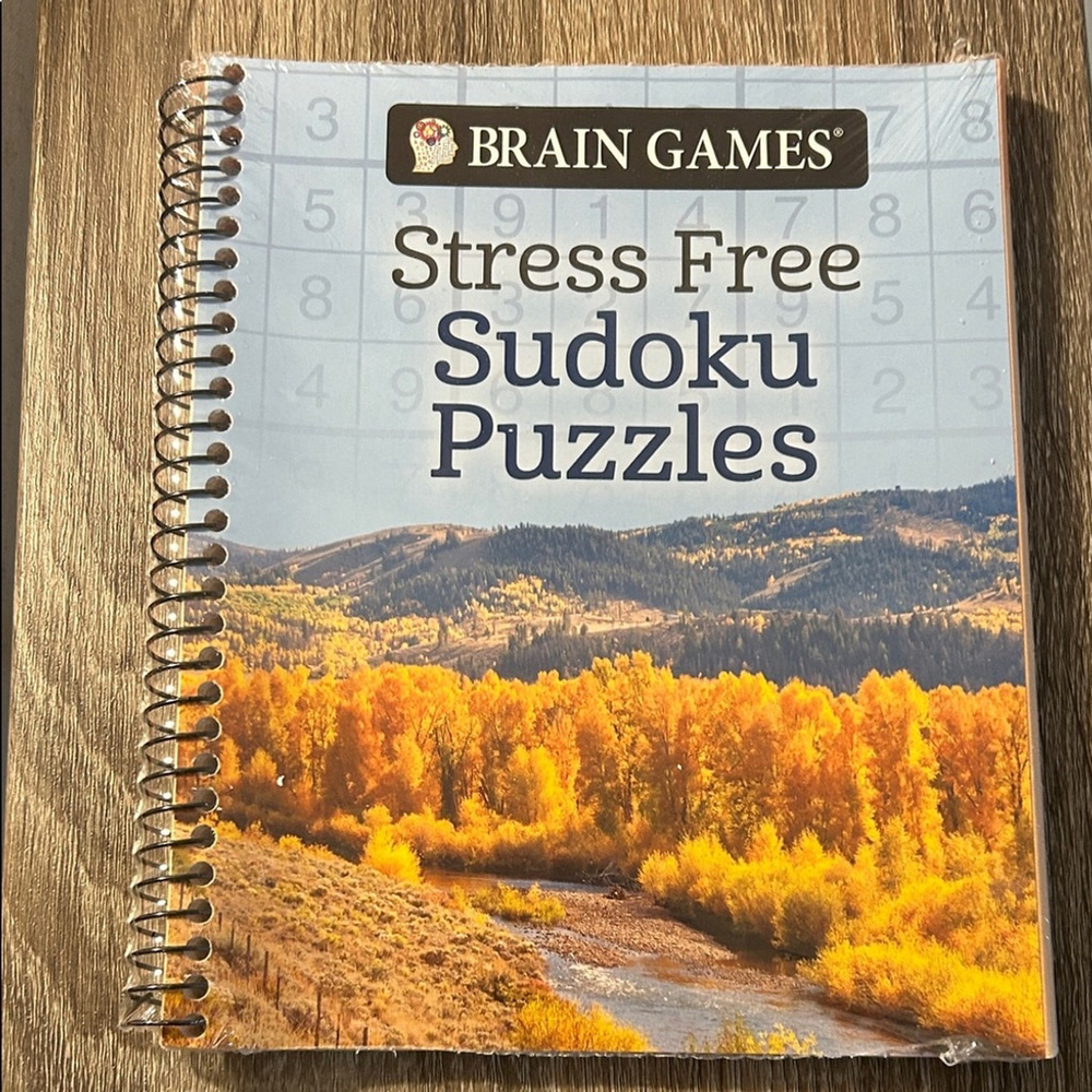 Stress Free Sudoku Puzzles - Blue and Yellow